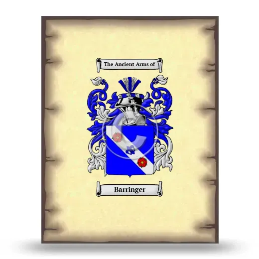Barringer Coat of Arms Print