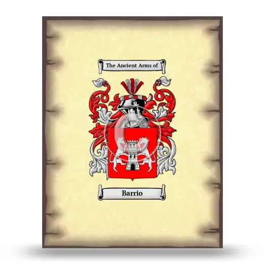 Barrio Coat of Arms Print