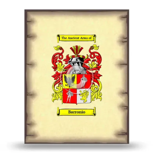 Barronio Coat of Arms Print