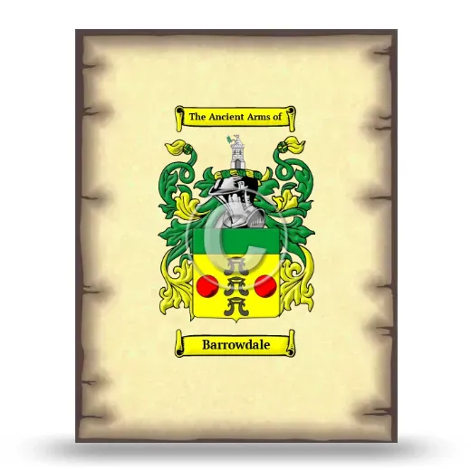Barrowdale Coat of Arms Print