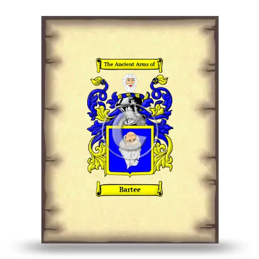 Bartee Coat of Arms Print