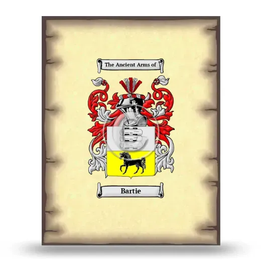 Bartie Coat of Arms Print