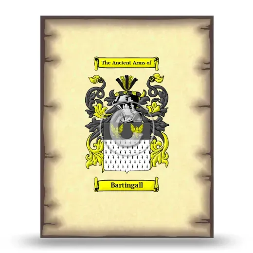 Bartingall Coat of Arms Print