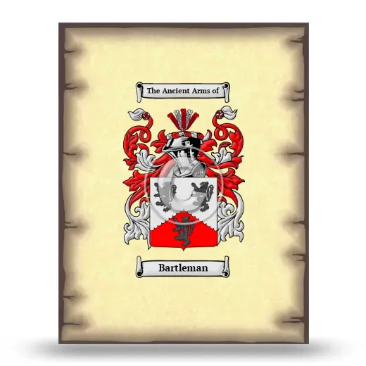 Bartleman Coat of Arms Print