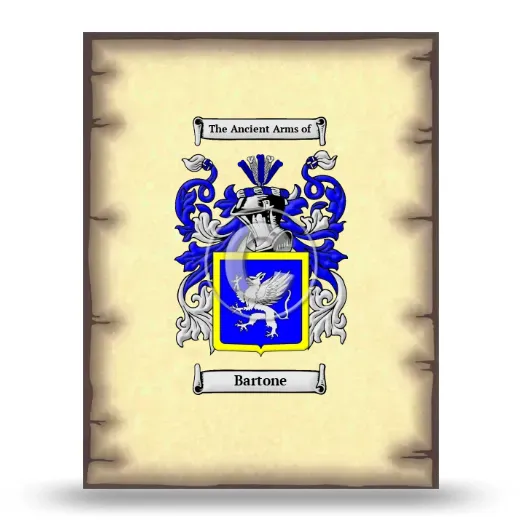 Bartone Coat of Arms Print