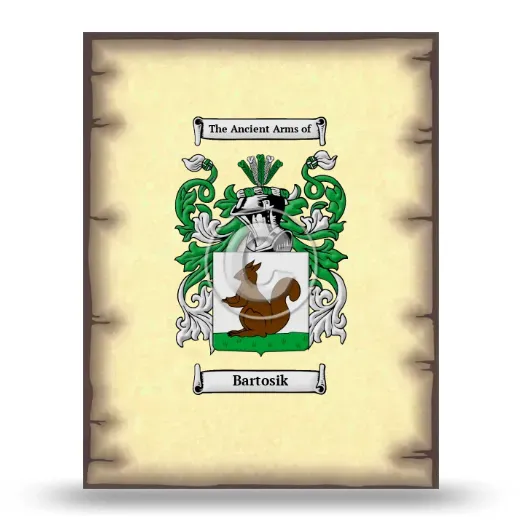 Bartosik Coat of Arms Print