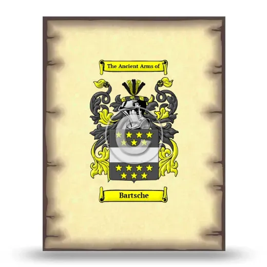 Bartsche Coat of Arms Print