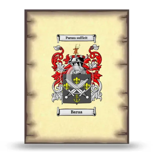 Barua Coat of Arms Print