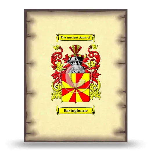 Basingborne Coat of Arms Print