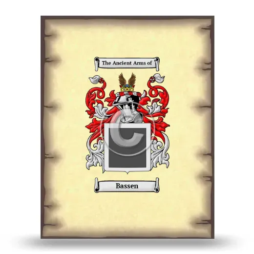 Bassen Coat of Arms Print