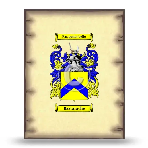 Bastarache Coat of Arms Print