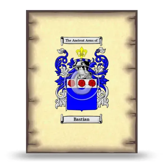 Bastian Coat of Arms Print