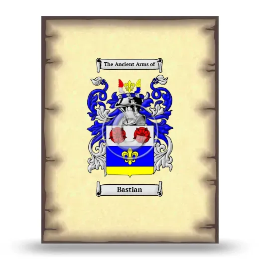 Bastian Coat of Arms Print