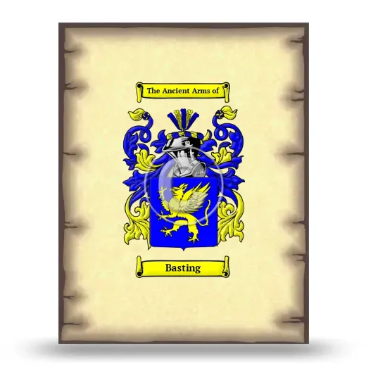 Basting Coat of Arms Print