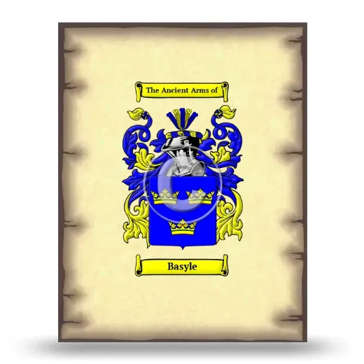 Basyle Coat of Arms Print