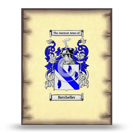 Batcheller Coat of Arms Print