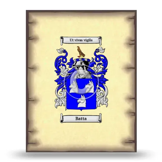 Batta Coat of Arms Print