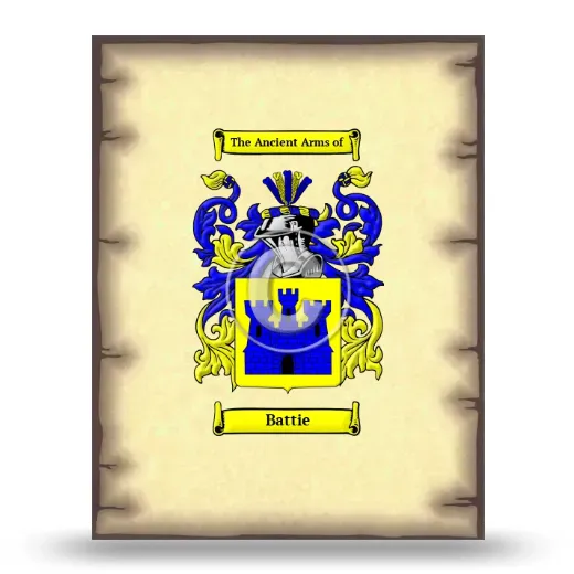Battie Coat of Arms Print