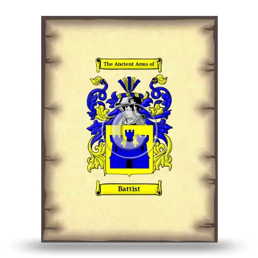 Battist Coat of Arms Print