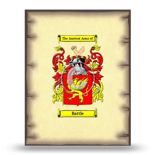 Battle Coat of Arms Print