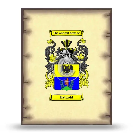 Batzold Coat of Arms Print