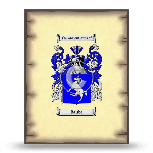 Baube Coat of Arms Print