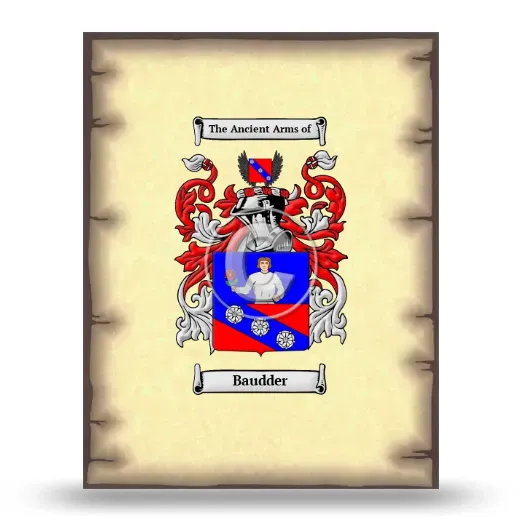 Baudder Coat of Arms Print