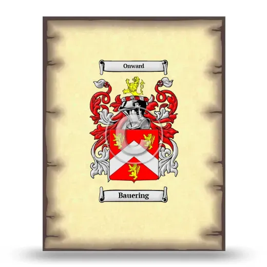 Bauering Coat of Arms Print