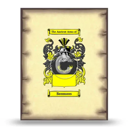 Baumans Coat of Arms Print