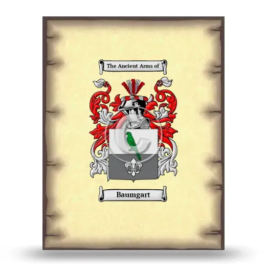 Baumgart Coat of Arms Print