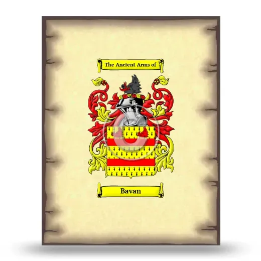 Bavan Coat of Arms Print