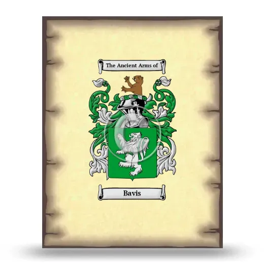 Bavis Coat of Arms Print