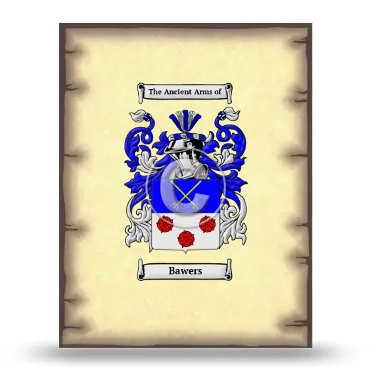 Bawers Coat of Arms Print