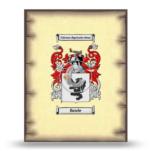 Bawle Coat of Arms Print