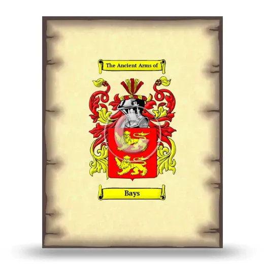 Bays Coat of Arms Print