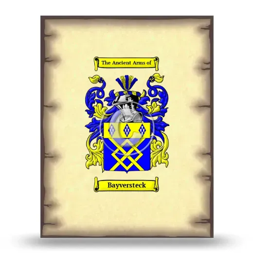 Bayversteck Coat of Arms Print