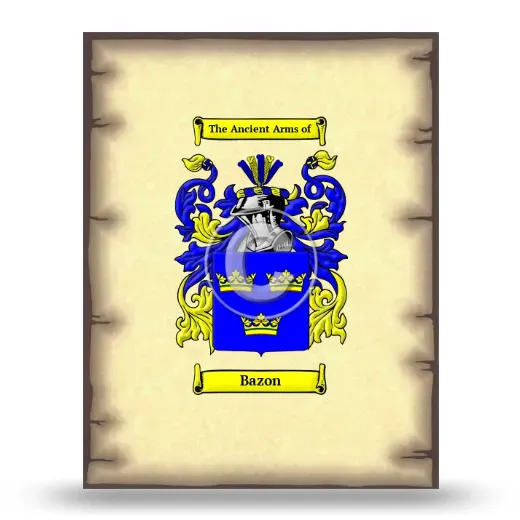Bazon Coat of Arms Print