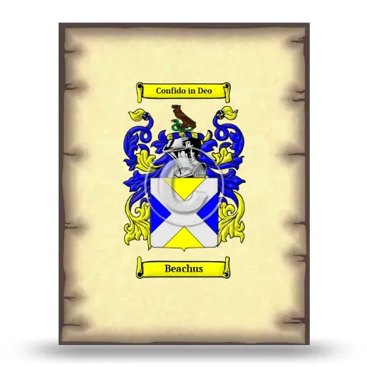 Beachus Coat of Arms Print