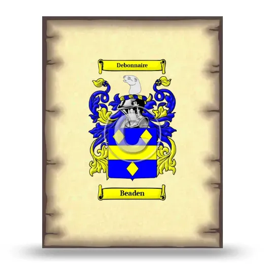 Beaden Coat of Arms Print
