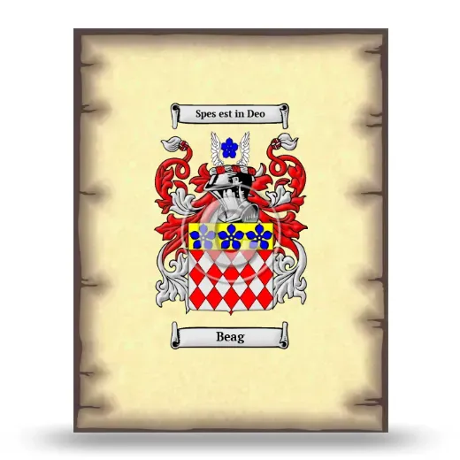 Beag Coat of Arms Print