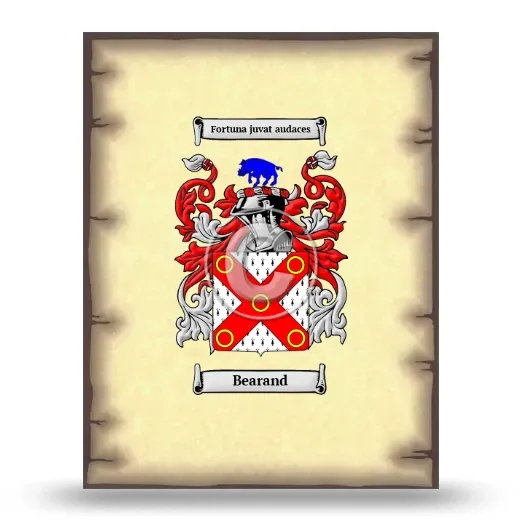 Bearand Coat of Arms Print