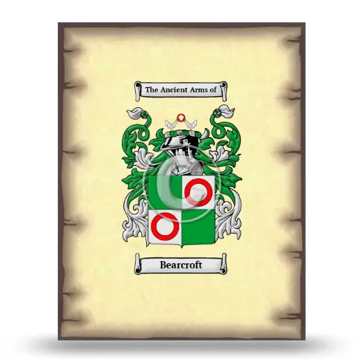 Bearcroft Coat of Arms Print