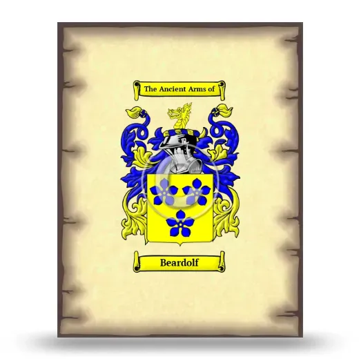 Beardolf Coat of Arms Print