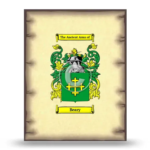Beary Coat of Arms Print