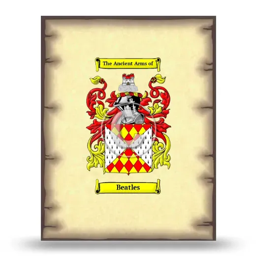Beatles Coat of Arms Print
