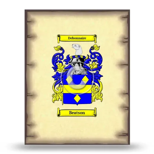 Beatson Coat of Arms Print