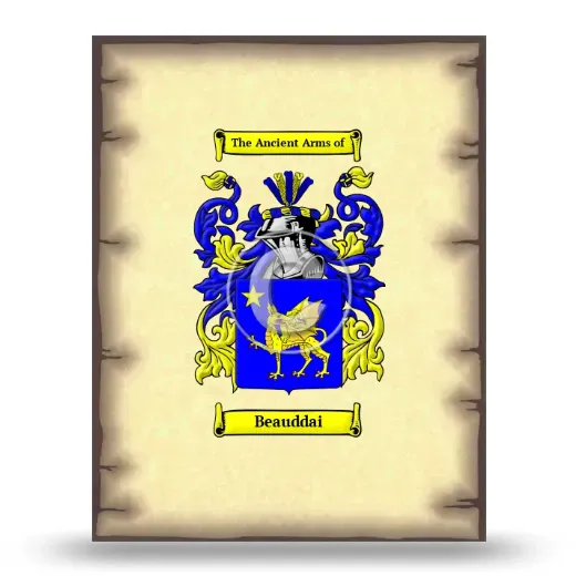 Beauddai Coat of Arms Print
