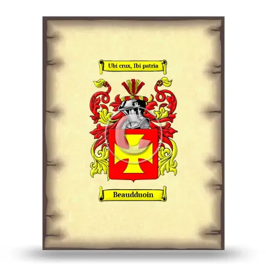 Beaudduoin Coat of Arms Print