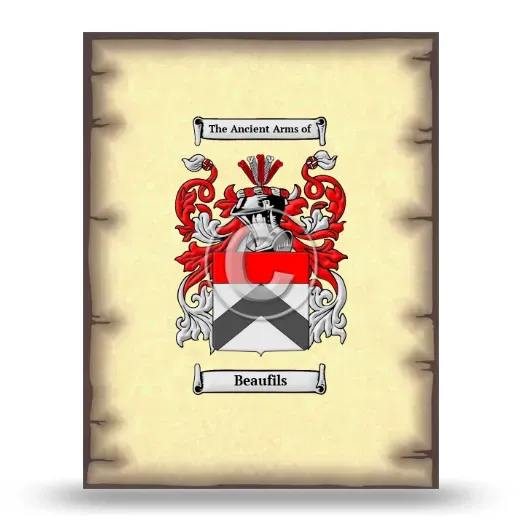 Beaufils Coat of Arms Print