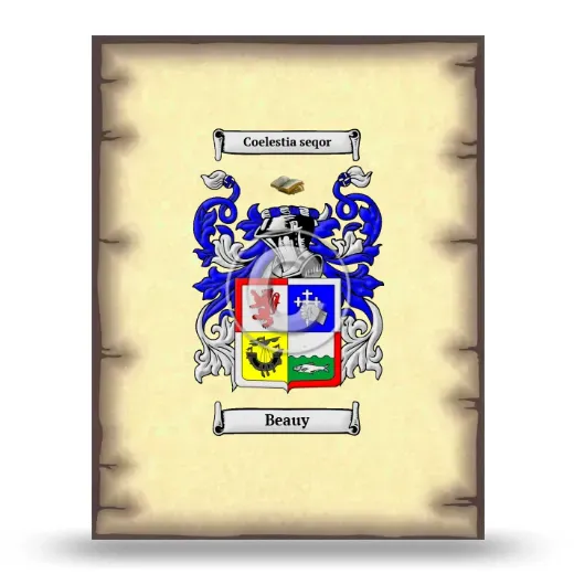 Beauy Coat of Arms Print